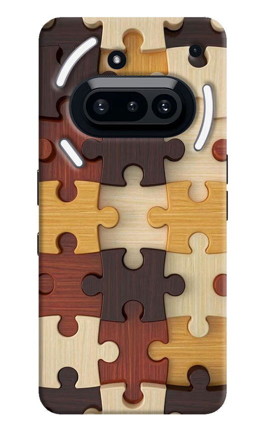 Wooden Puzzle Nothing Phone 3A Back Cover