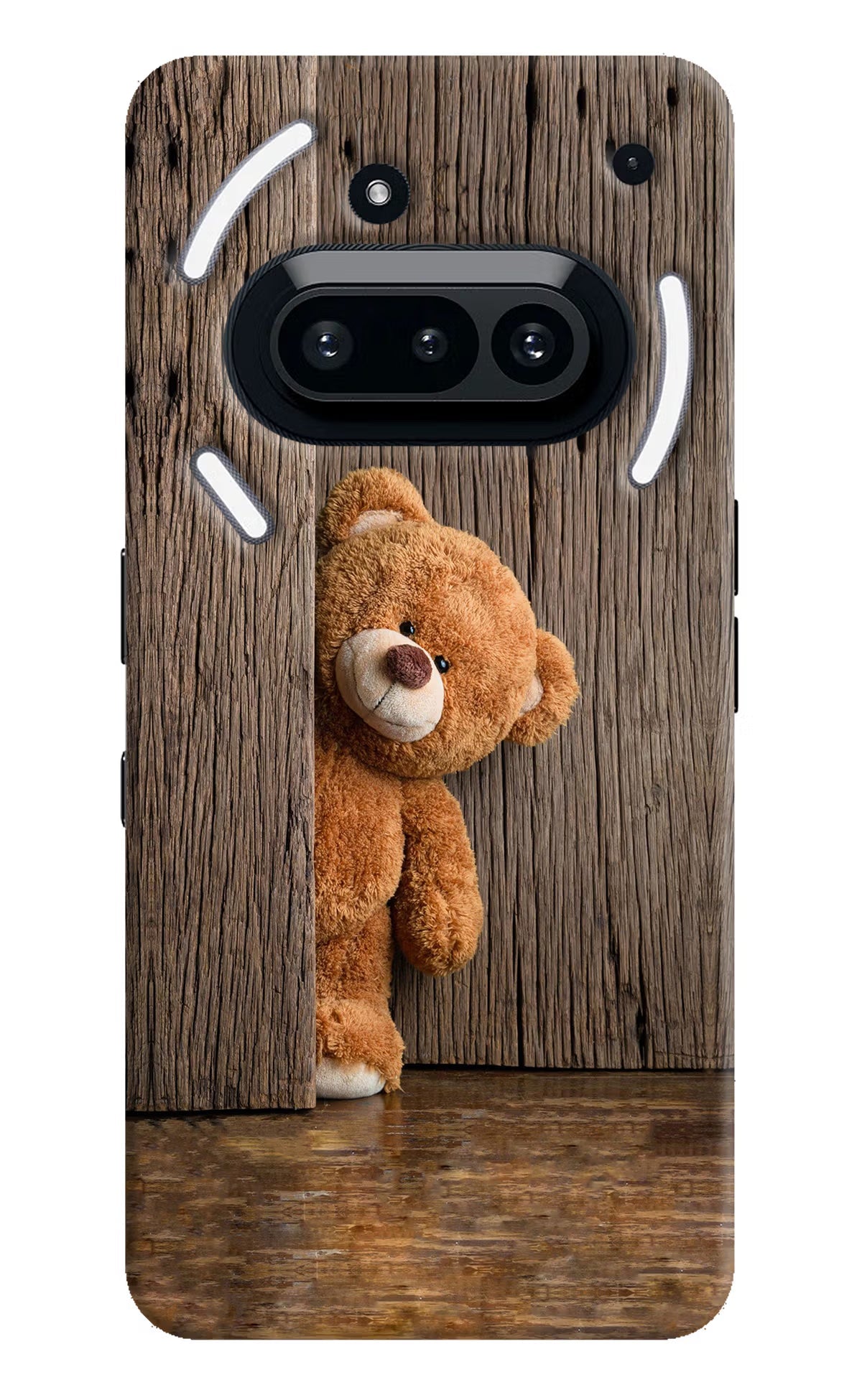 Teddy Wooden Nothing Phone 3A Back Cover