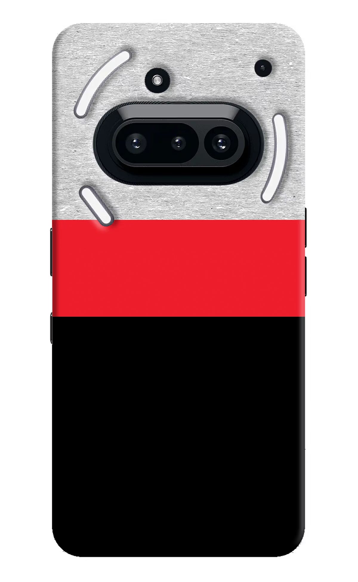 Tri Color Pattern Nothing Phone 3A Back Cover