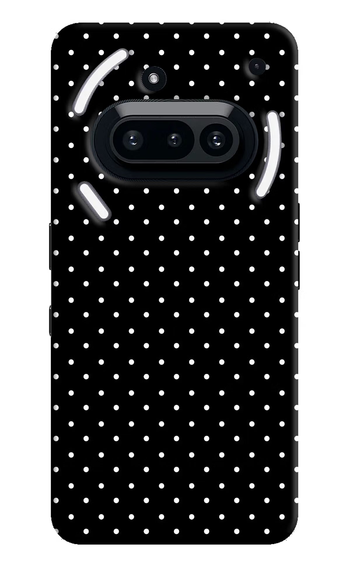 White Dots Nothing Phone 3A Back Cover
