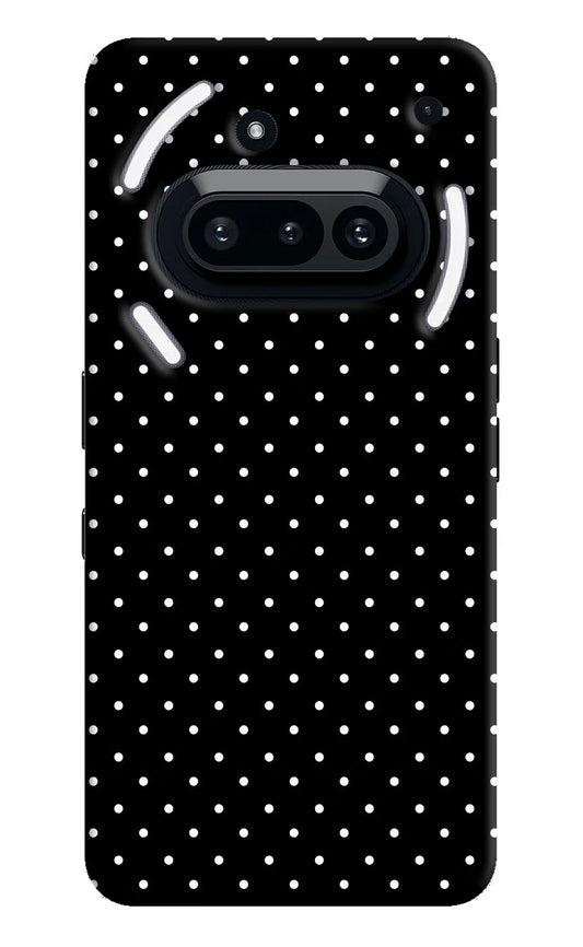 White Dots Nothing Phone 3A Back Cover