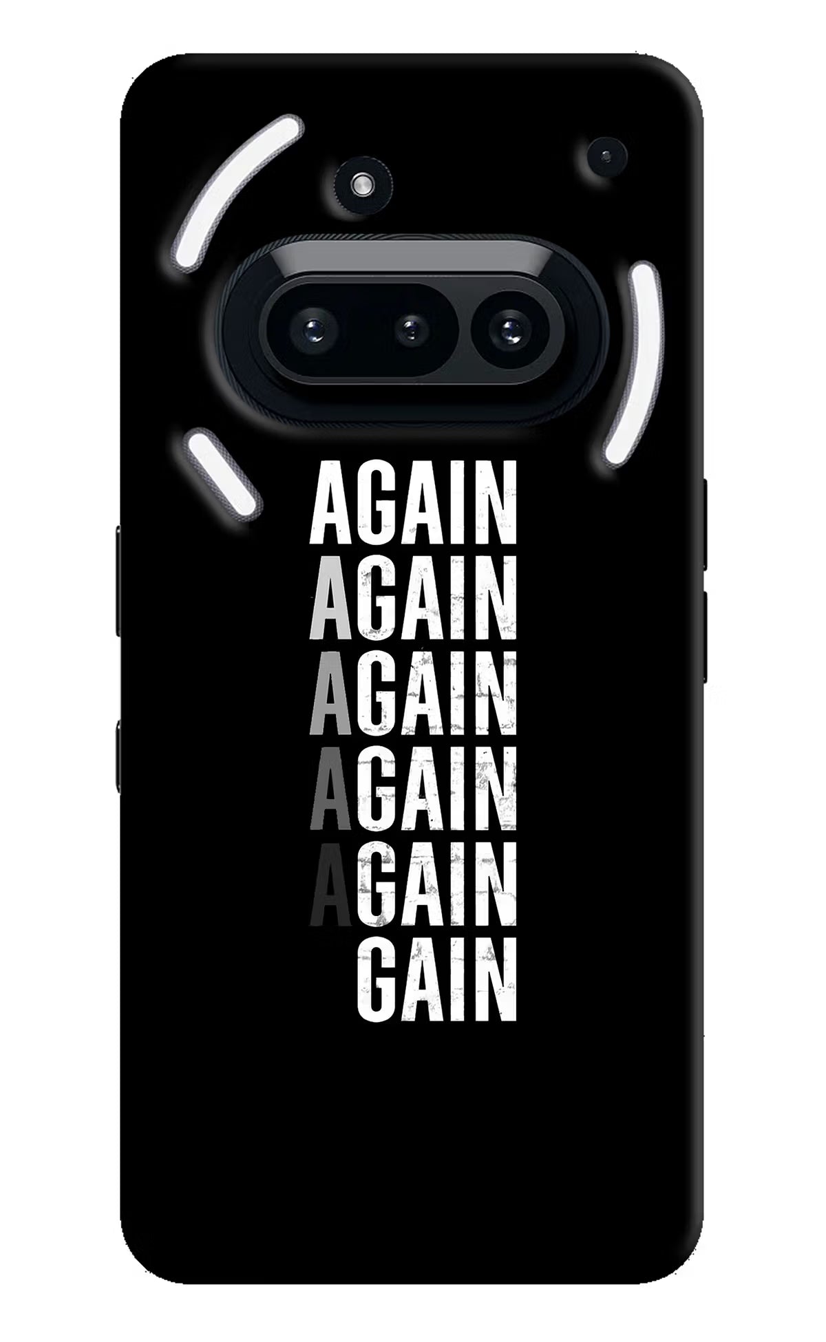 Again Again Gain Nothing Phone 3A Back Cover