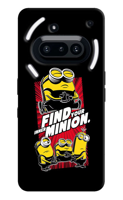 Find your inner Minion Nothing Phone 3A Back Cover