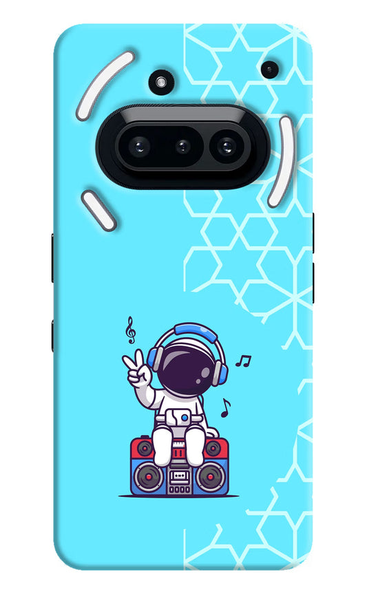 Cute Astronaut Chilling Nothing Phone 3A Back Cover