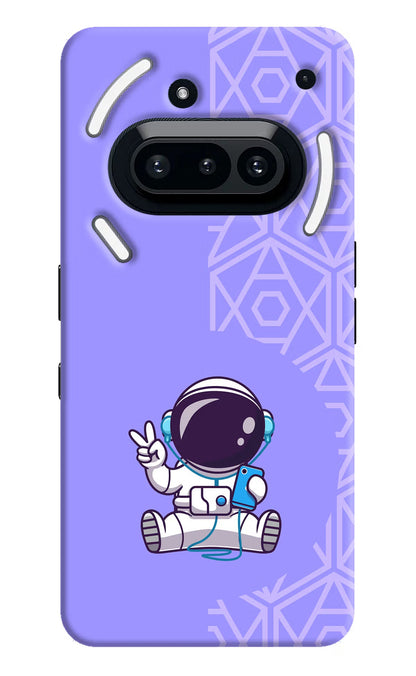 Cute Astronaut Chilling Nothing Phone 3A Back Cover