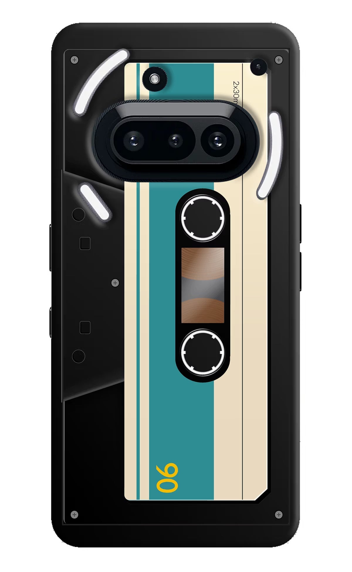 Cassette Nothing Phone 3A Back Cover