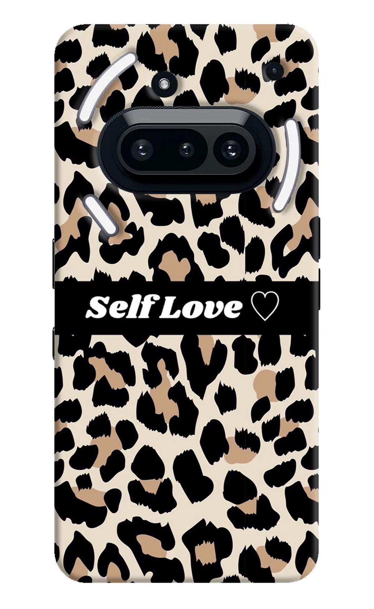 Leopard Print Self Love Nothing Phone 3A Back Cover