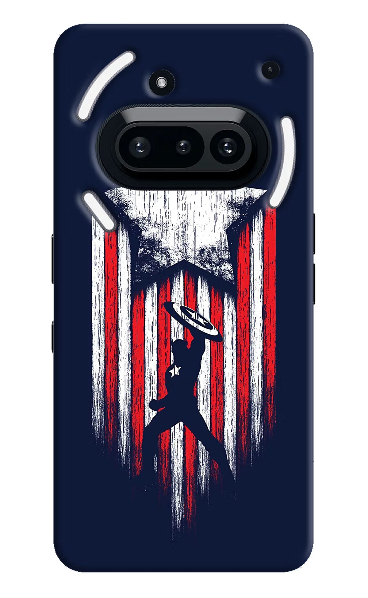 Captain America Marvel Art Nothing Phone 3A Back Cover