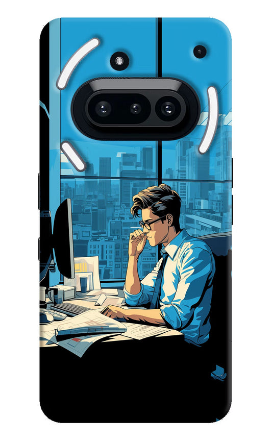 Focused Hustler (AI Generated) Nothing Phone 3A Back Cover