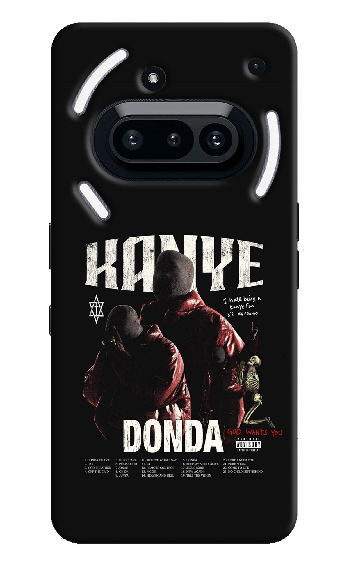 Donda Kanye West Nothing Phone 3A Back Cover