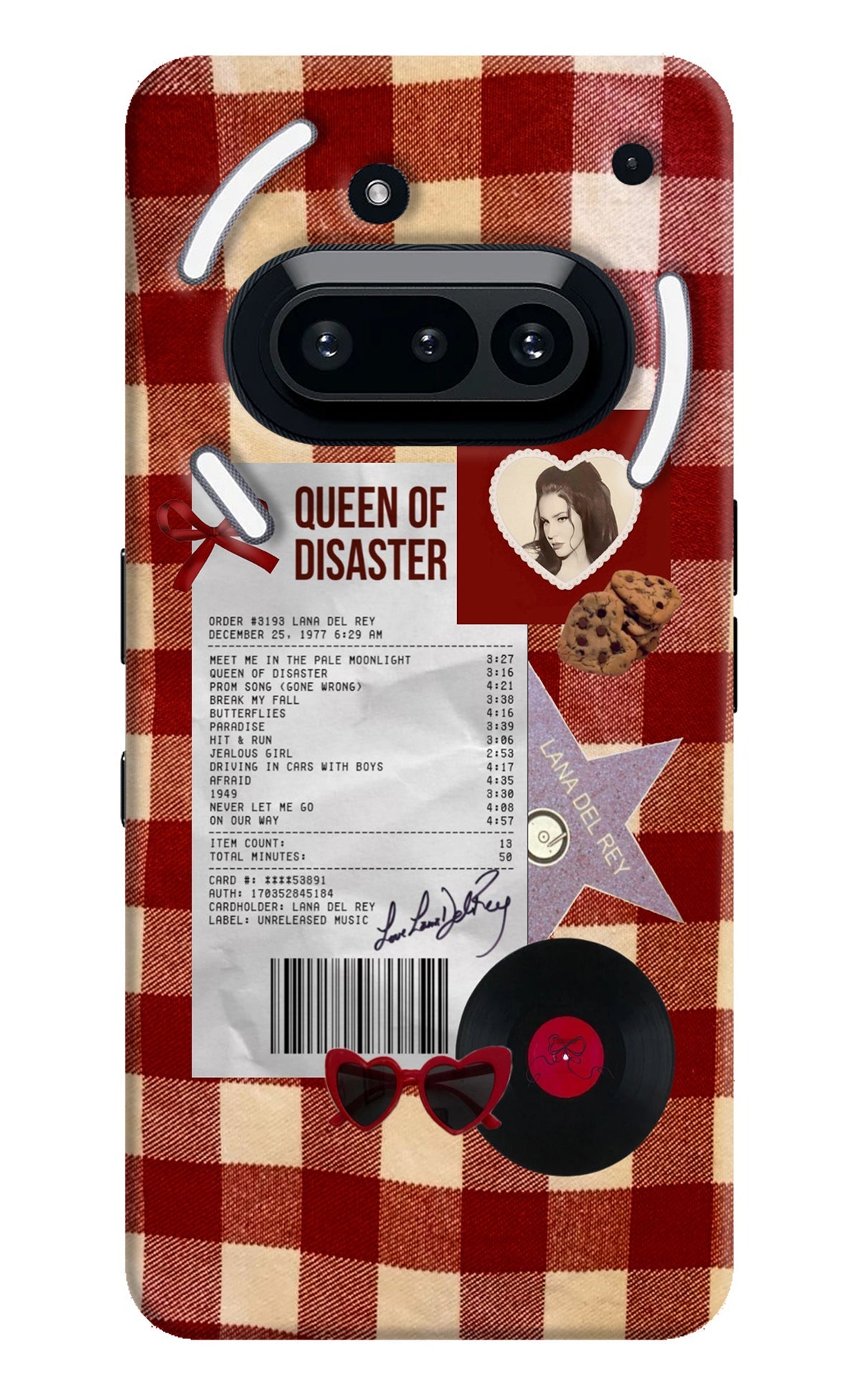 Queen of Disaster Nothing Phone 3A Back Cover