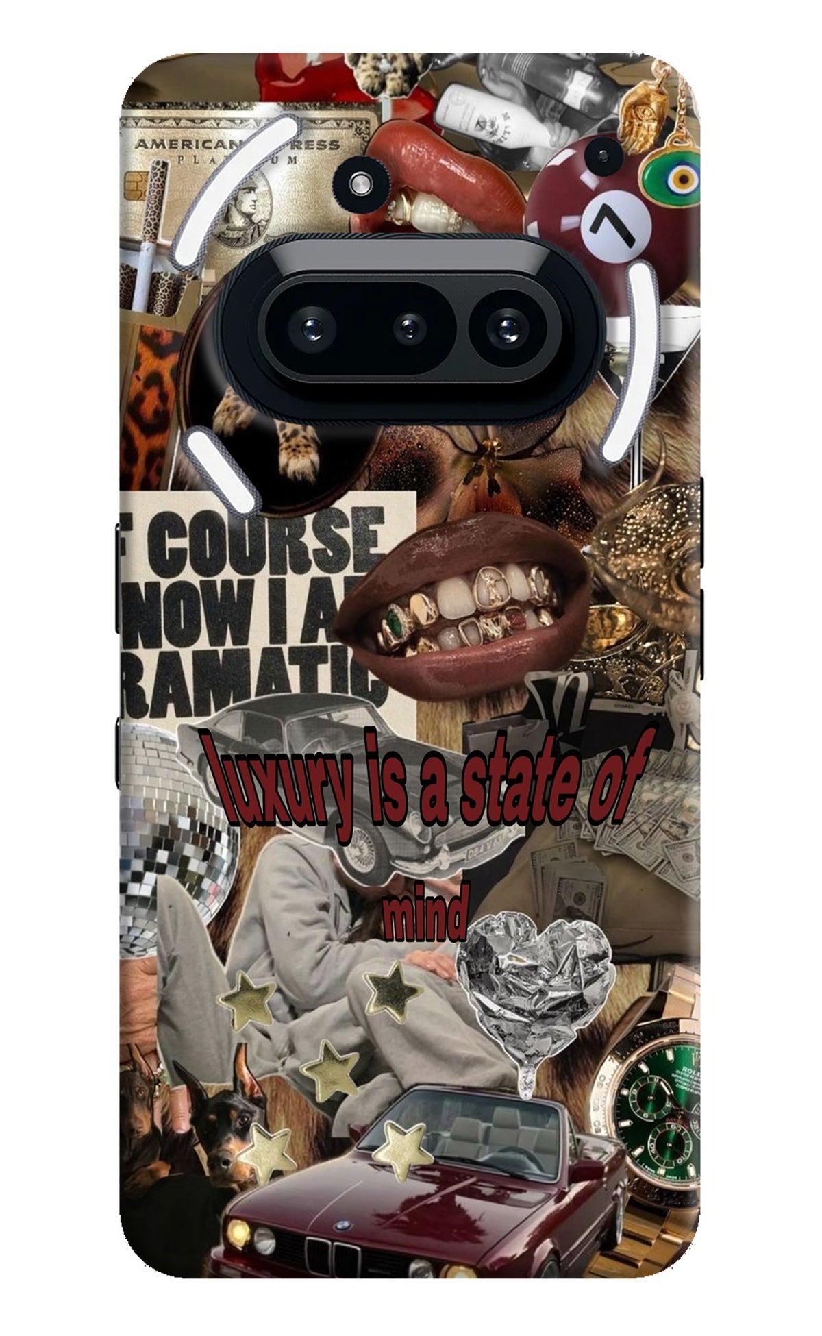 Luxury Nothing Phone 3A Back Cover