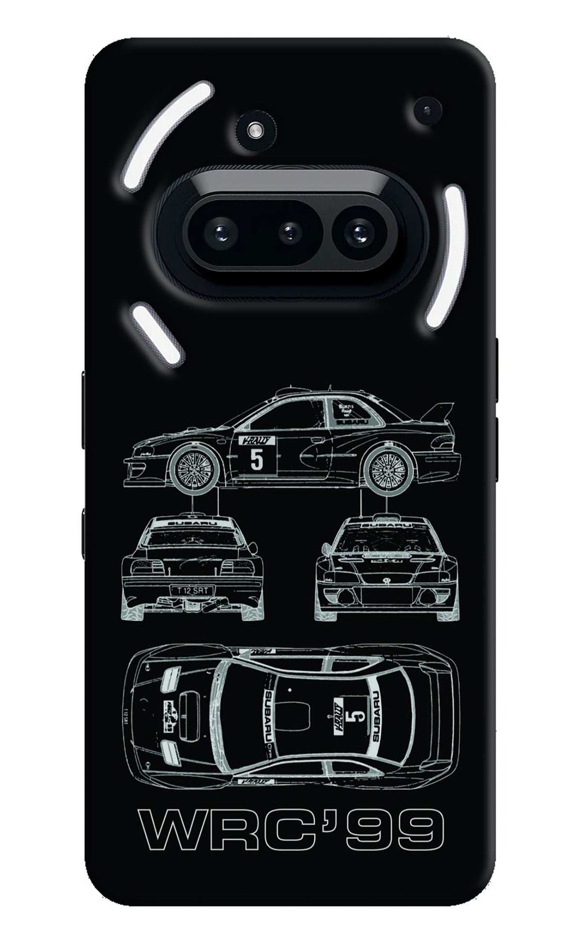 WRC'99 Nothing Phone 3A Back Cover