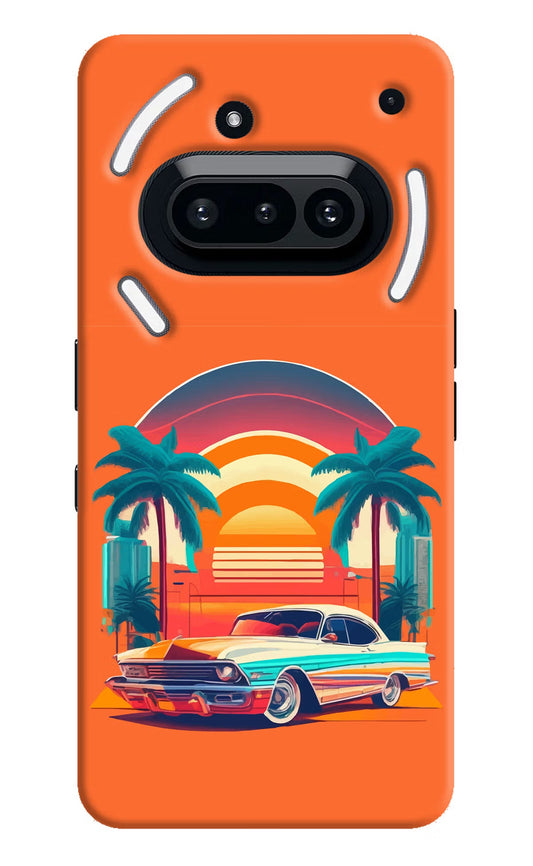 Palm Drive 80s Nothing Phone 3A Back Cover