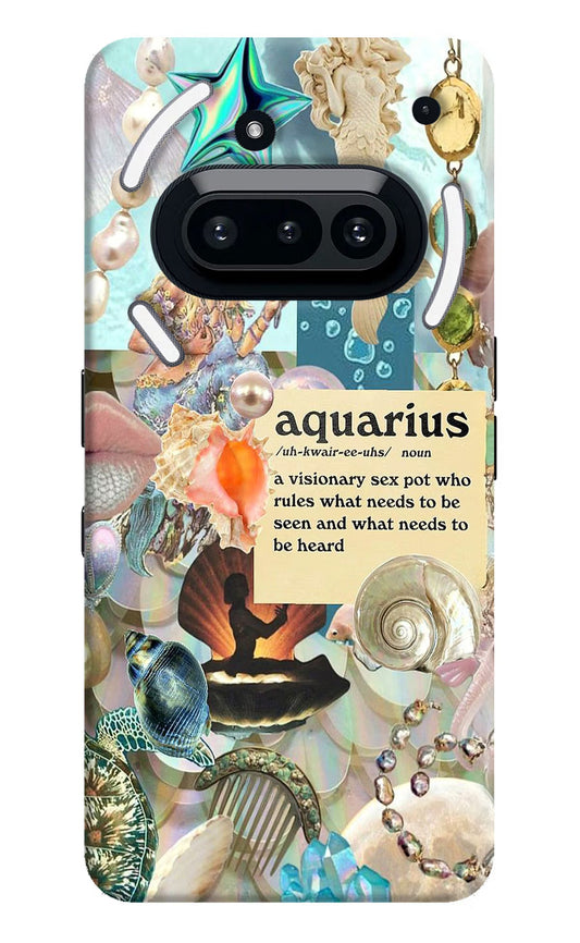 Aquarius Zodiac Nothing Phone 3A Back Cover