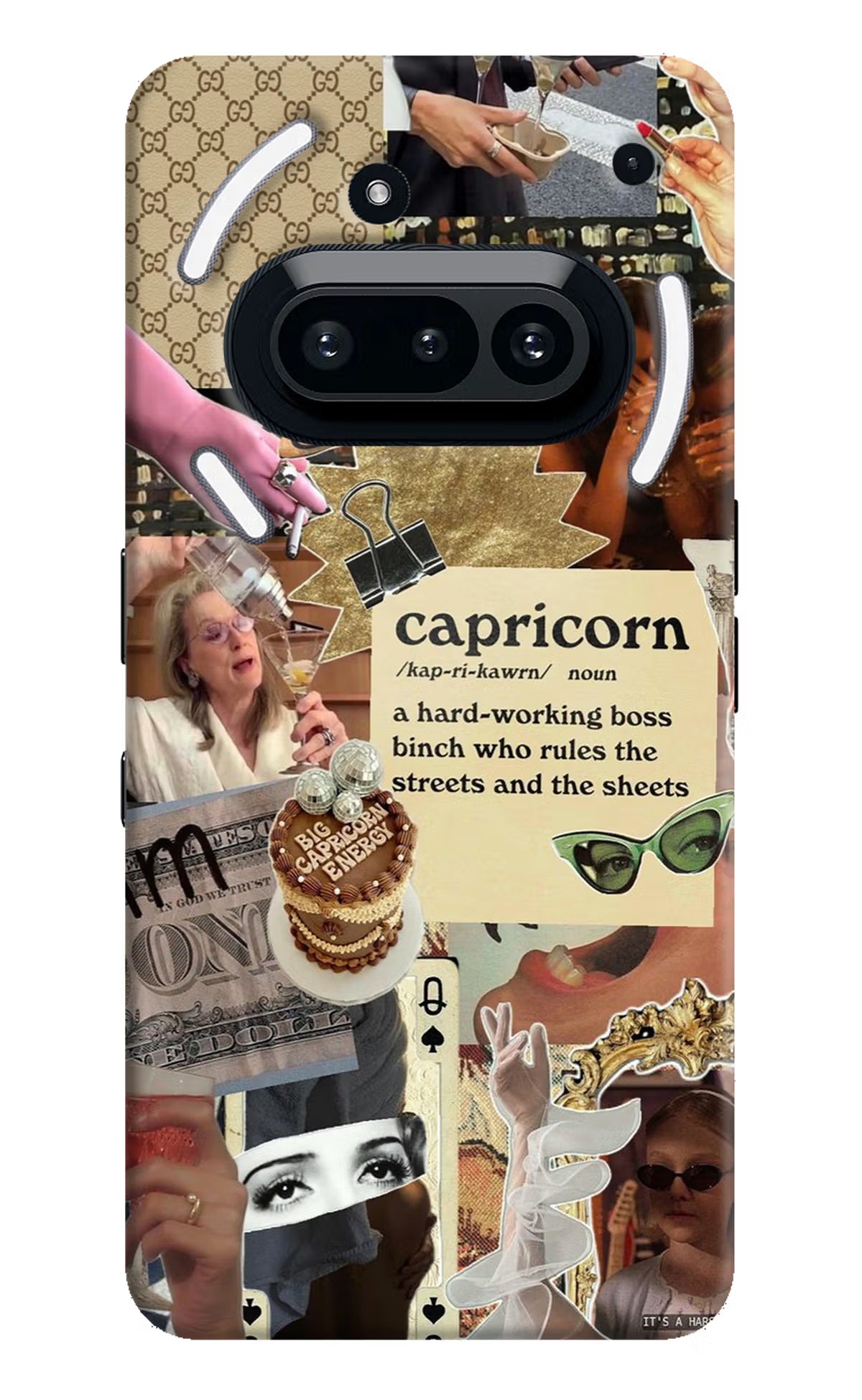 Capricorn Zodiac Nothing Phone 3A Back Cover
