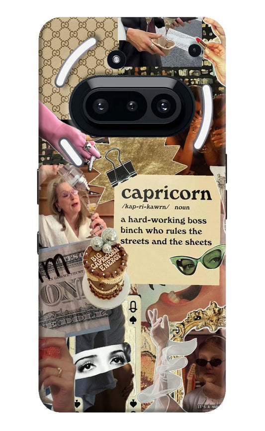 Capricorn Zodiac Nothing Phone 3A Back Cover