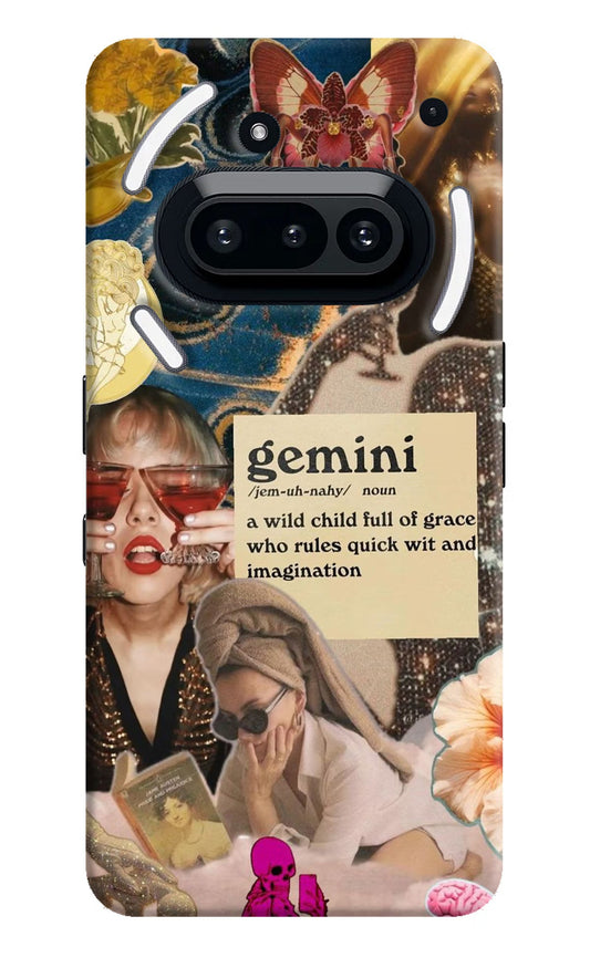 Gemini Zodiac Nothing Phone 3A Back Cover