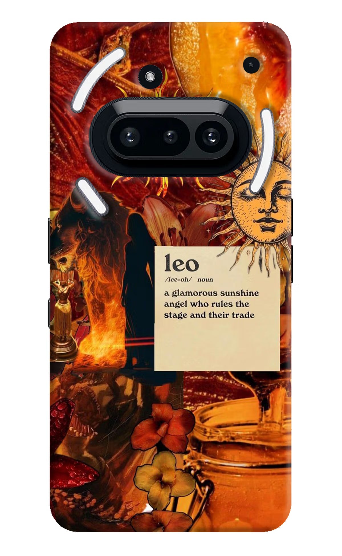 Leo Zodiac Nothing Phone 3A Back Cover