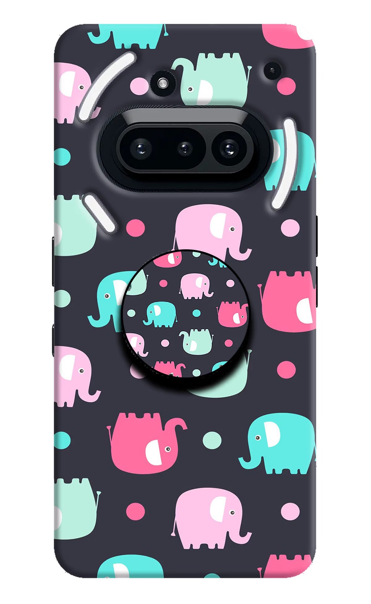 Baby Elephants Nothing Phone 3A Pop Case