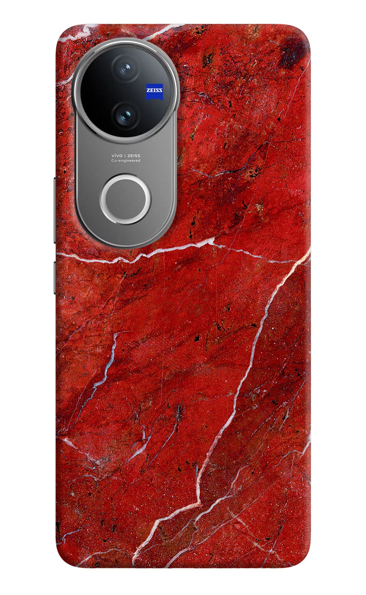 Red Marble Design Vivo V50 5G Back Cover