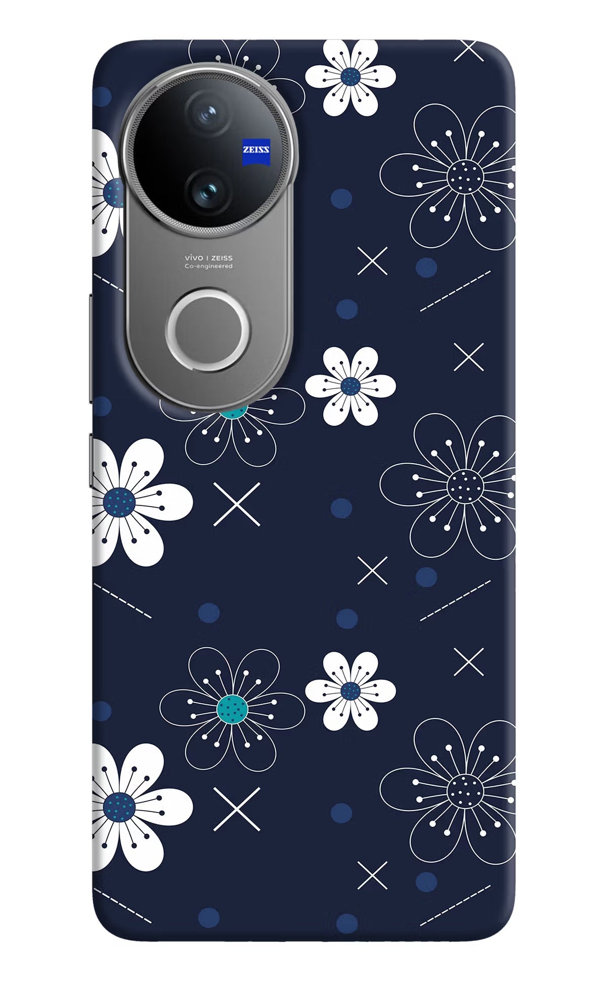 Flowers Vivo V50 5G Back Cover