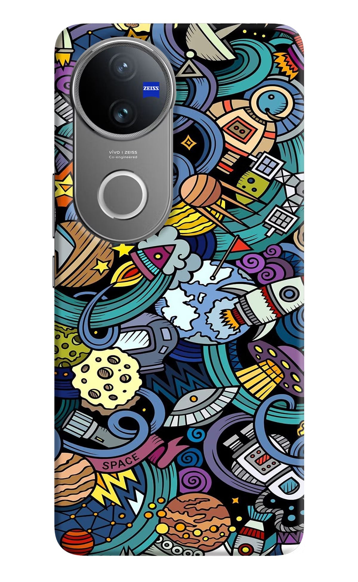 Space Abstract Vivo V50 5G Back Cover