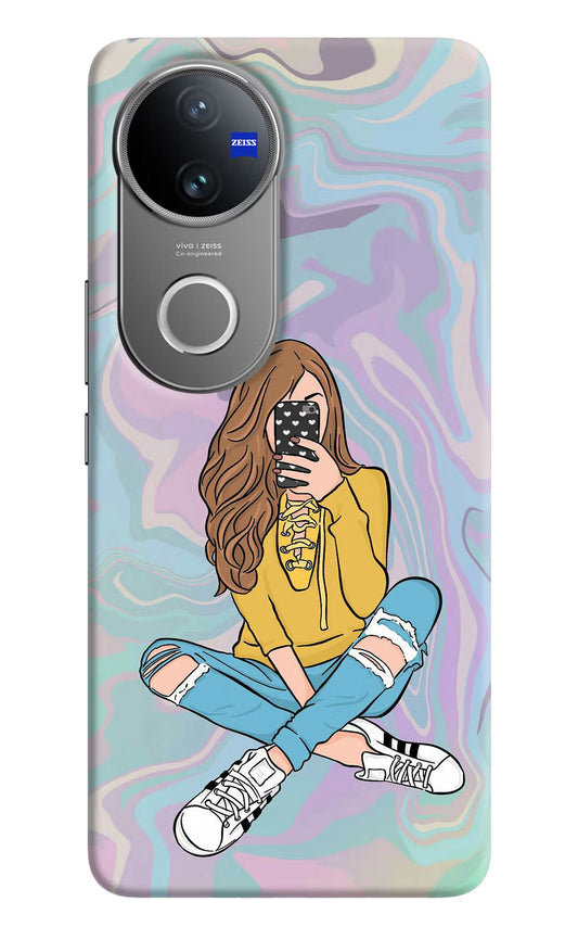 Selfie Girl Vivo V50 5G Back Cover