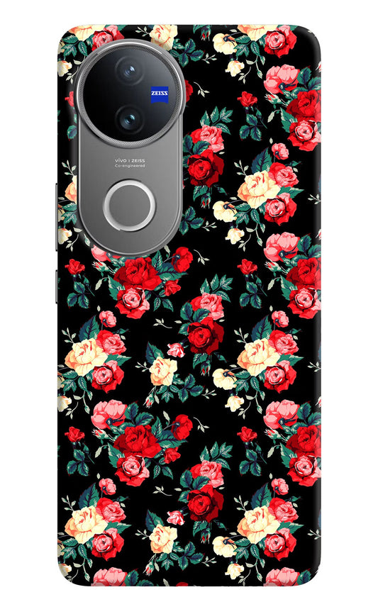Rose Pattern Vivo V50 5G Back Cover
