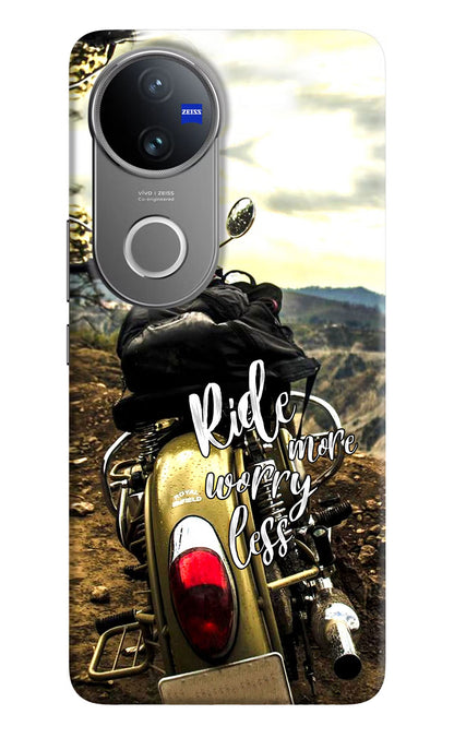 Ride More Worry Less Vivo V50 5G Back Cover