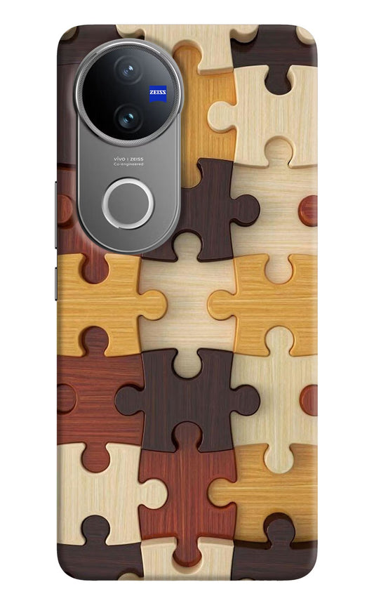 Wooden Puzzle Vivo V50 5G Back Cover