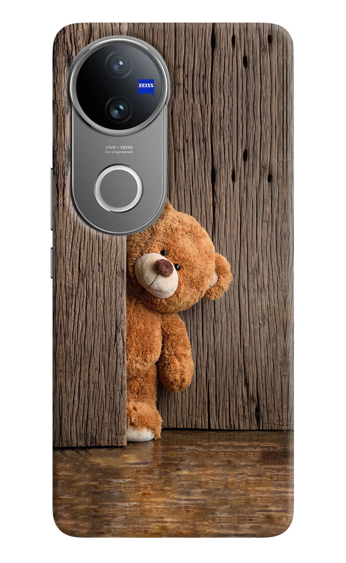 Teddy Wooden Vivo V50 5G Back Cover