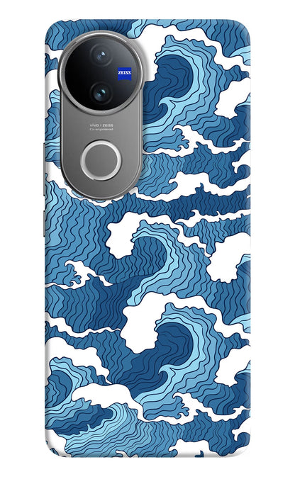 Blue Waves Vivo V50 5G Back Cover