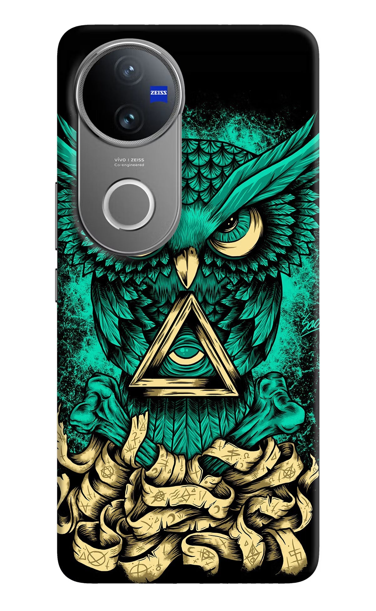 Green Owl Vivo V50 5G Back Cover