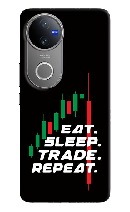 Eat Sleep Trade Repeat Vivo V50 5G Back Cover
