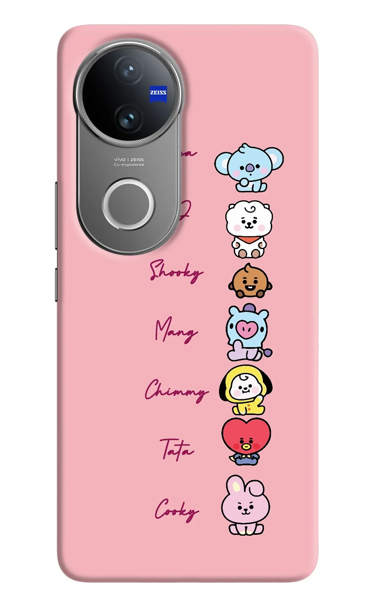 BTS names Vivo V50 5G Back Cover