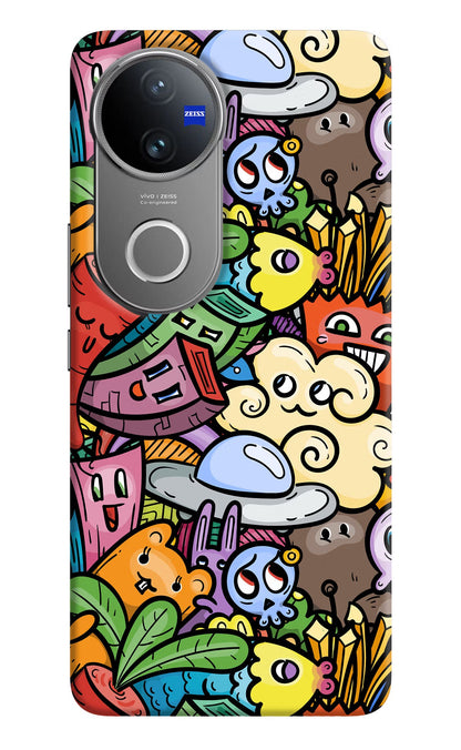 Veggie Doodle Vivo V50 5G Back Cover