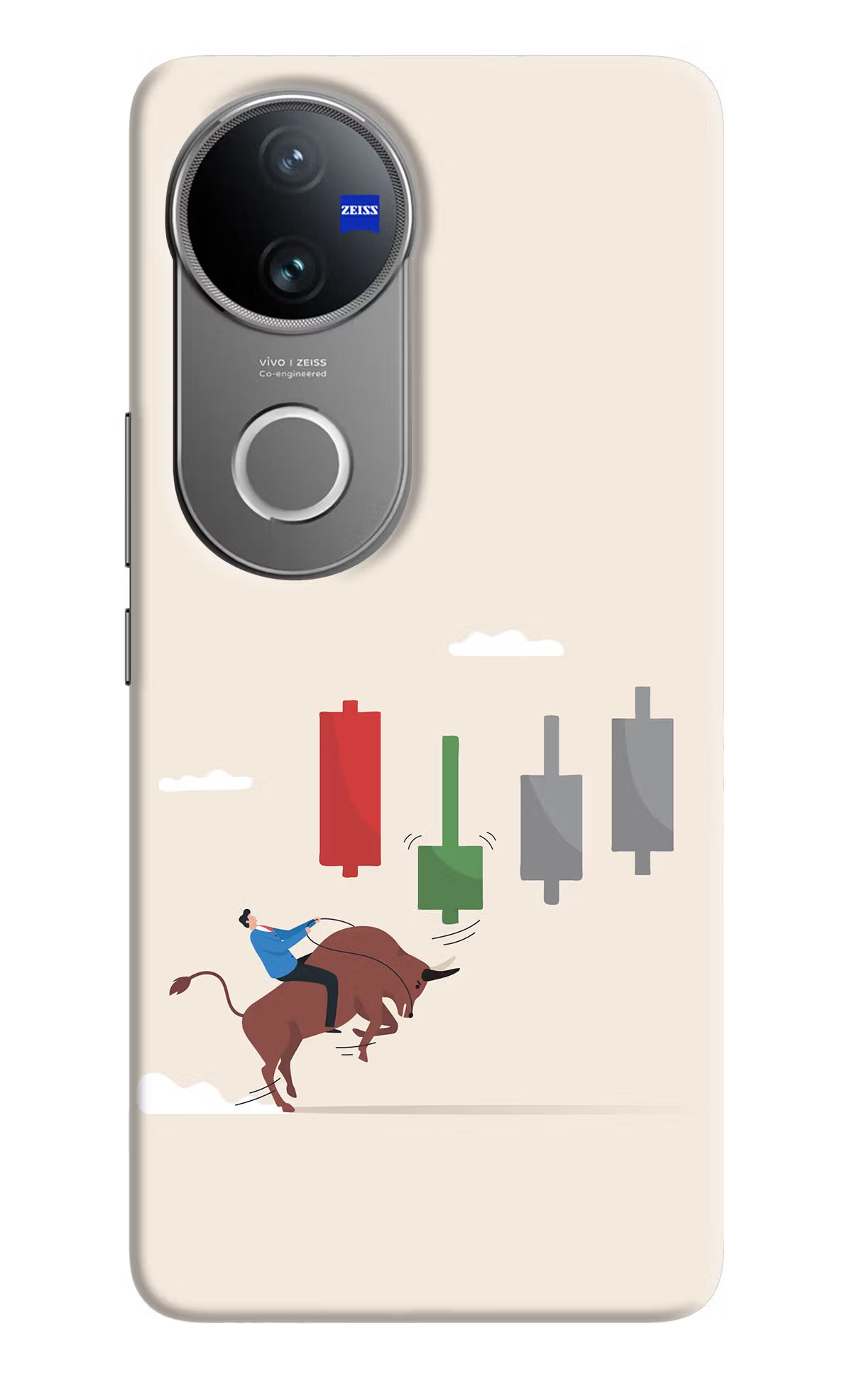 Bull Trading Momentum Vivo V50 5G Back Cover