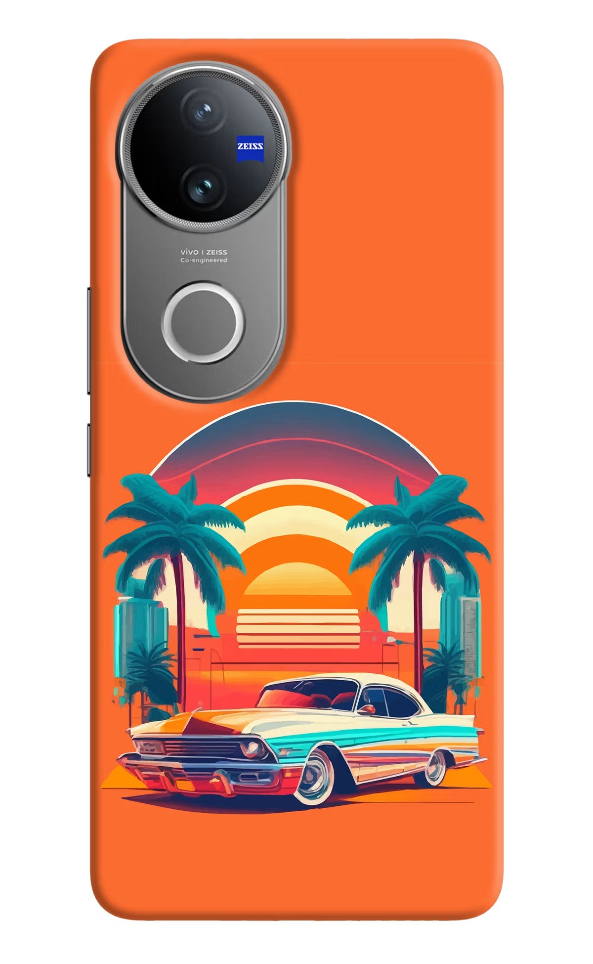Palm Drive 80s Vivo V50 5G Back Cover