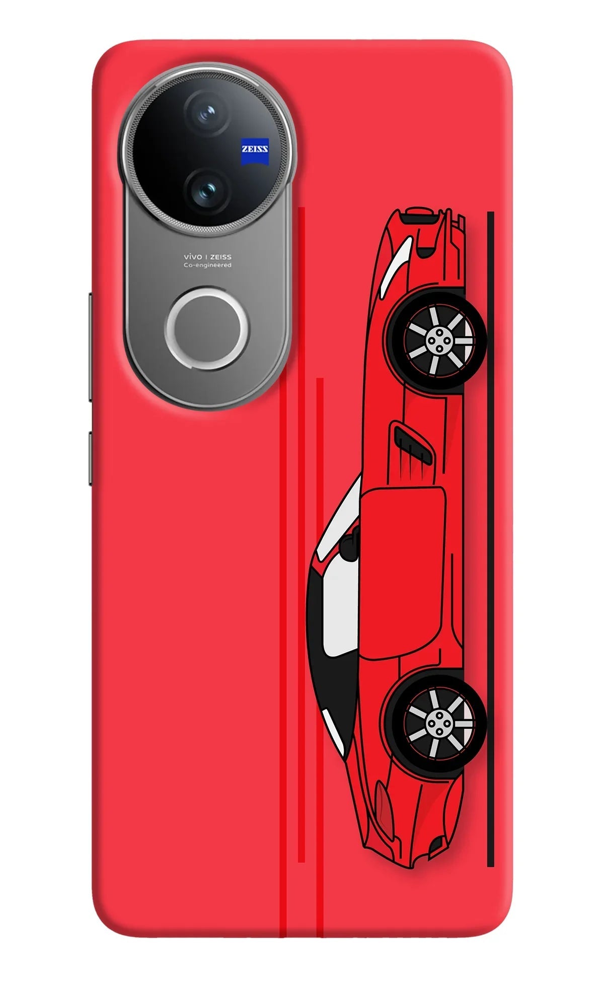 Red Velocity Vivo V50 5G Back Cover