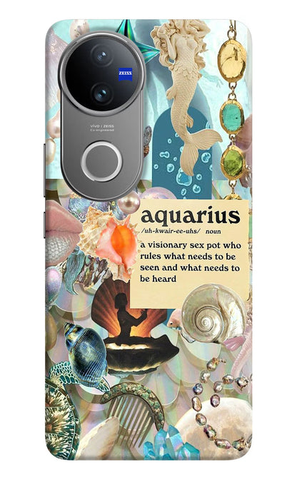 Aquarius Zodiac Vivo V50 5G Back Cover