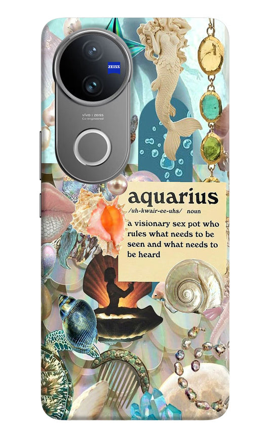 Aquarius Zodiac Vivo V50 5G Back Cover