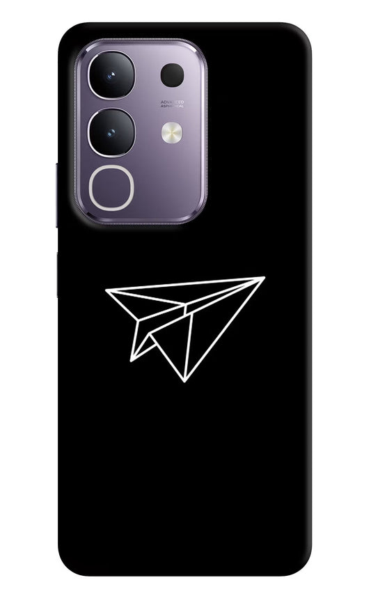 Paper Plane White Vivo T4x 5G Back Cover