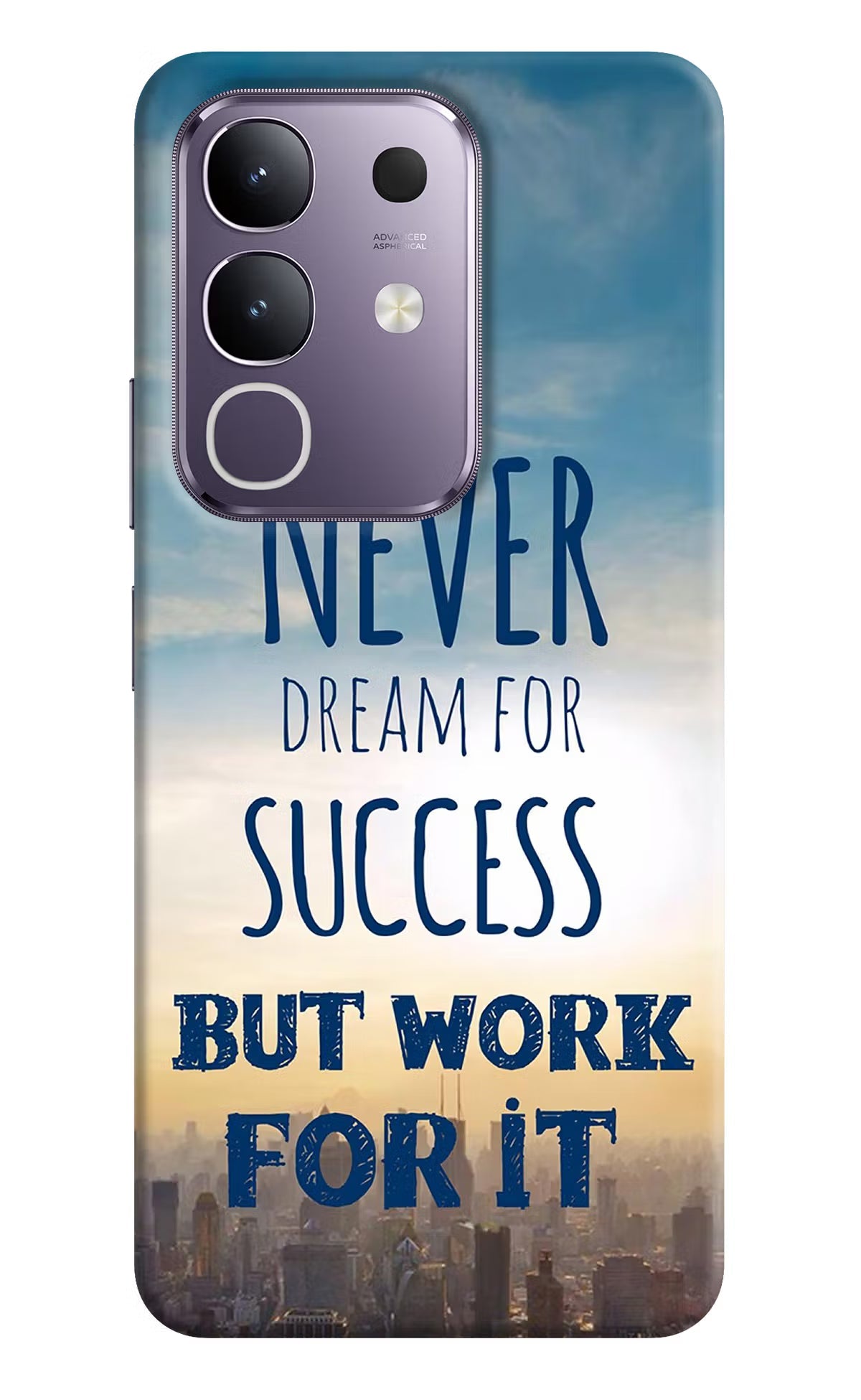 Never Dream For Success But Work For It Vivo T4x 5G Back Cover