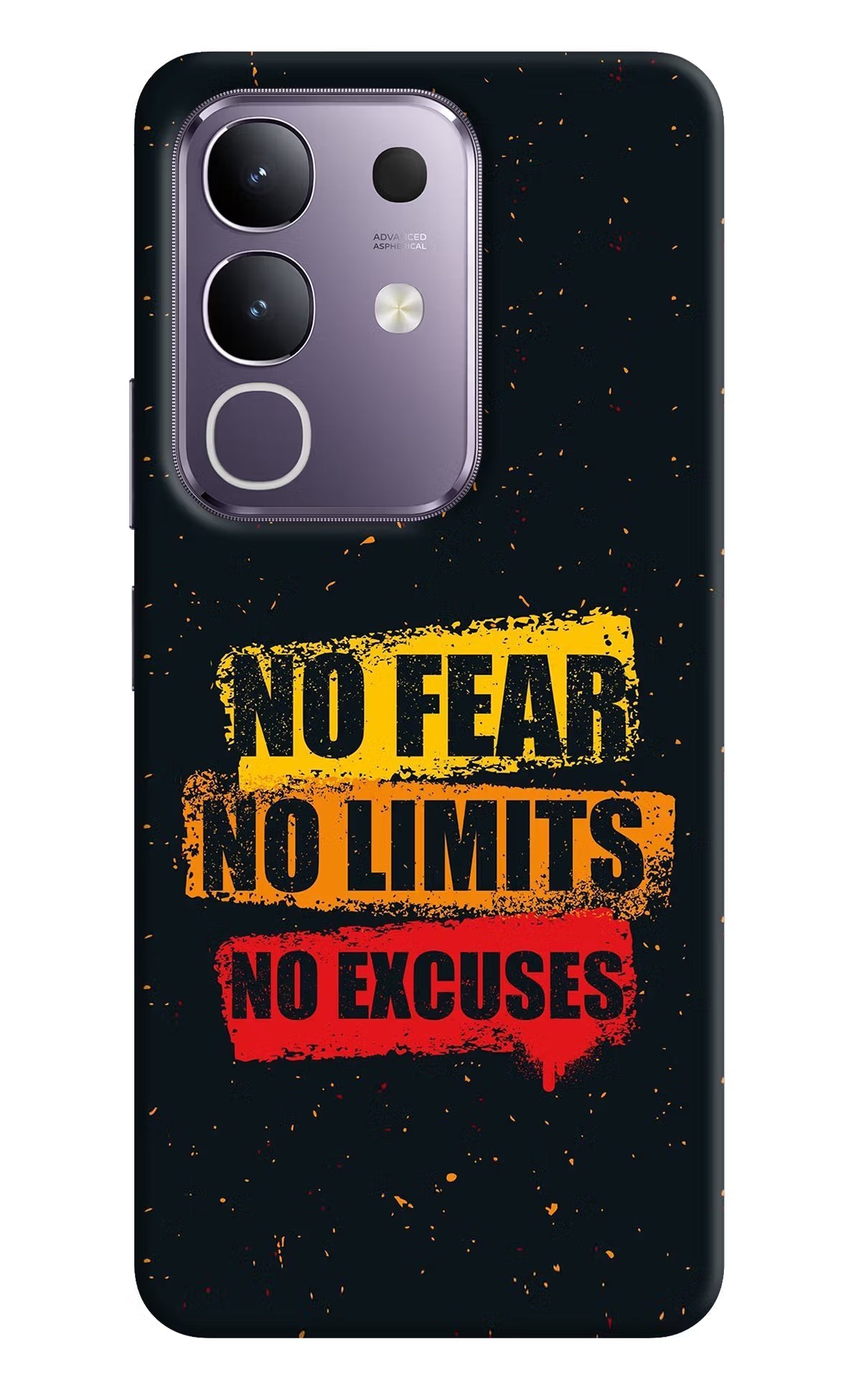 No Fear No Limits No Excuse Vivo T4x 5G Back Cover