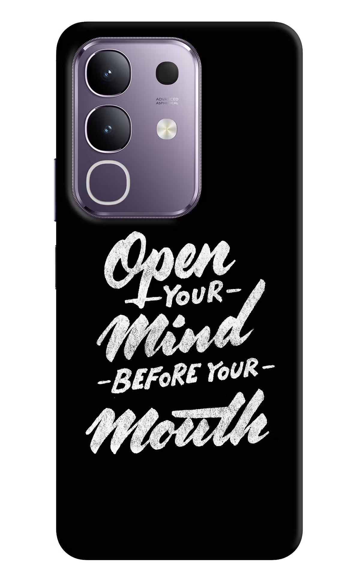 Open Your Mind Before Your Mouth Vivo T4x 5G Back Cover