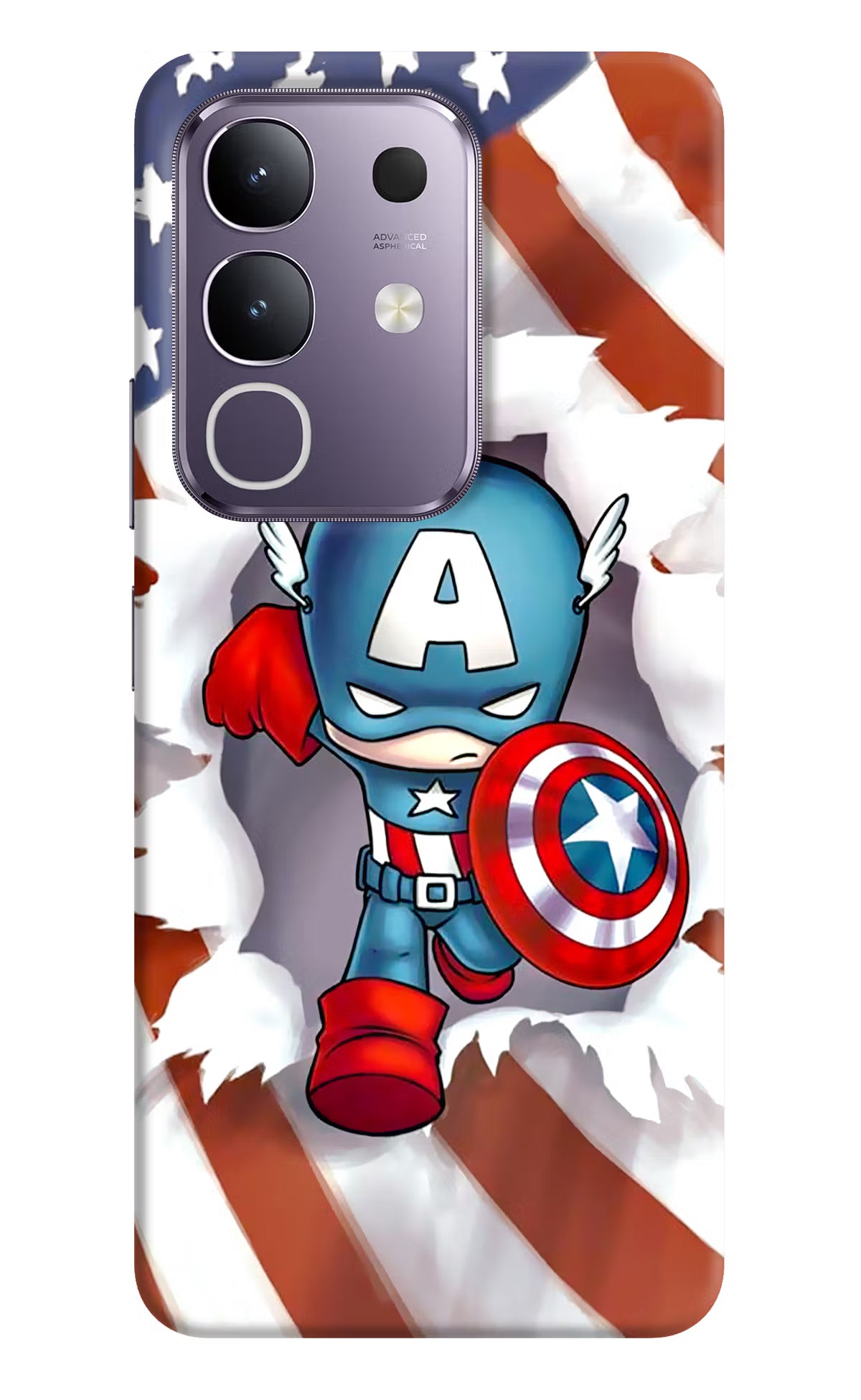 Captain America Vivo T4x 5G Back Cover