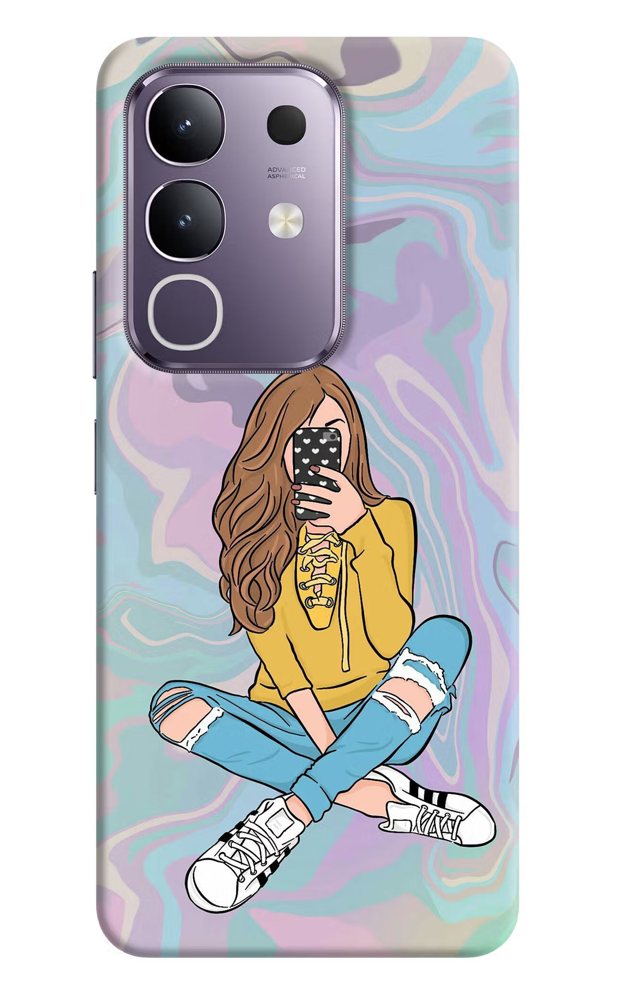 Selfie Girl Vivo T4x 5G Back Cover