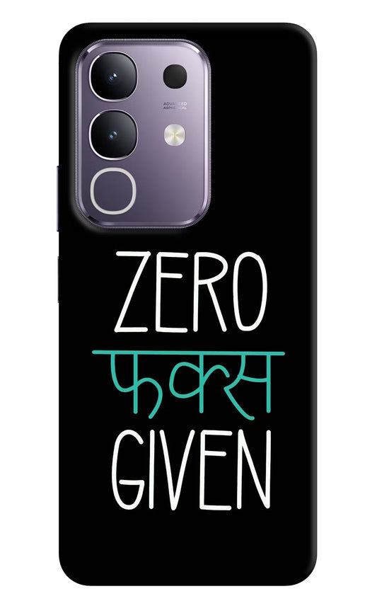 Zero Fucks Given Vivo T4x 5G Back Cover