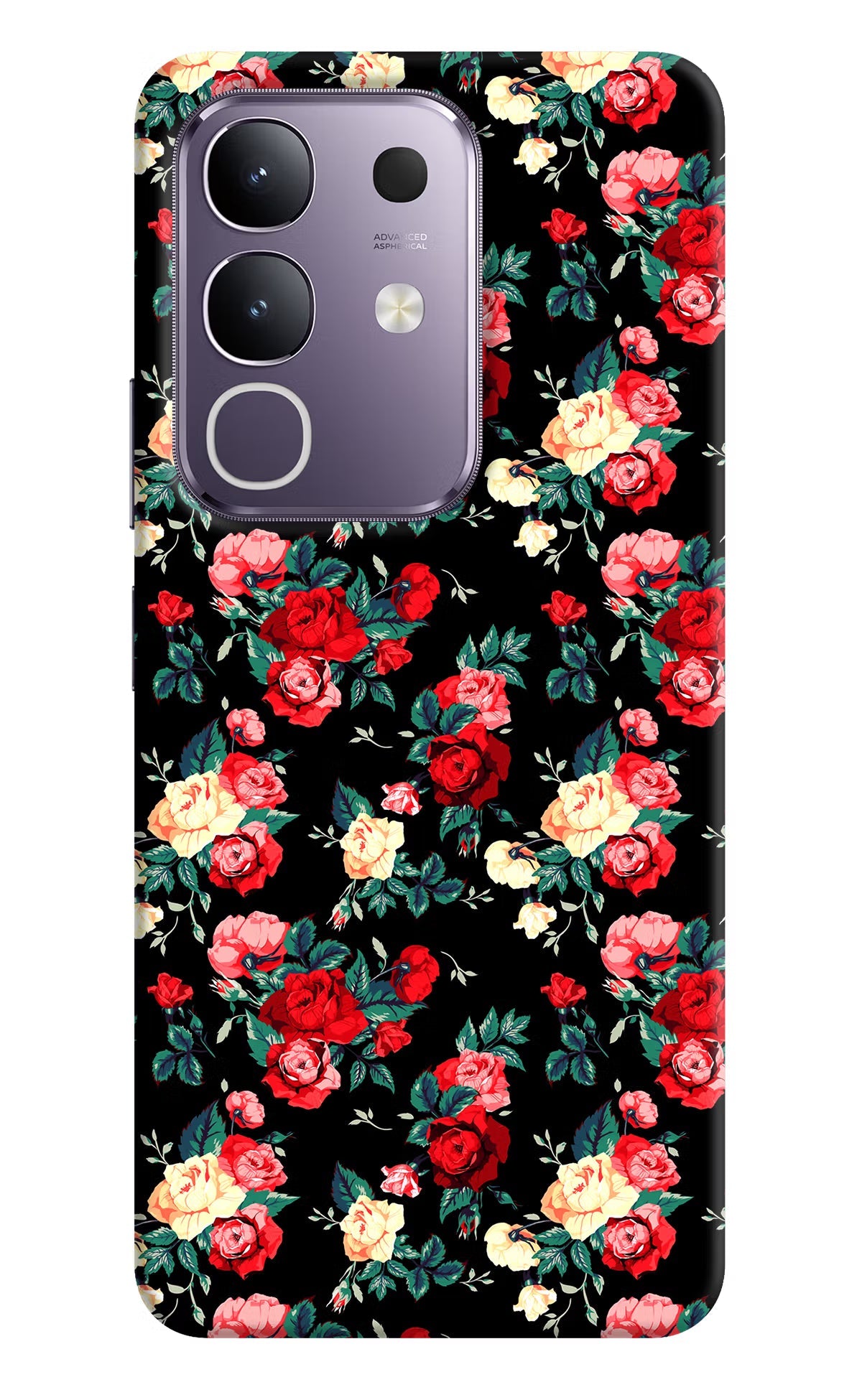 Rose Pattern Vivo T4x 5G Back Cover